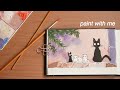 🌿 painting studio ghibli scenes with jelly gouache // kiki's delivery service