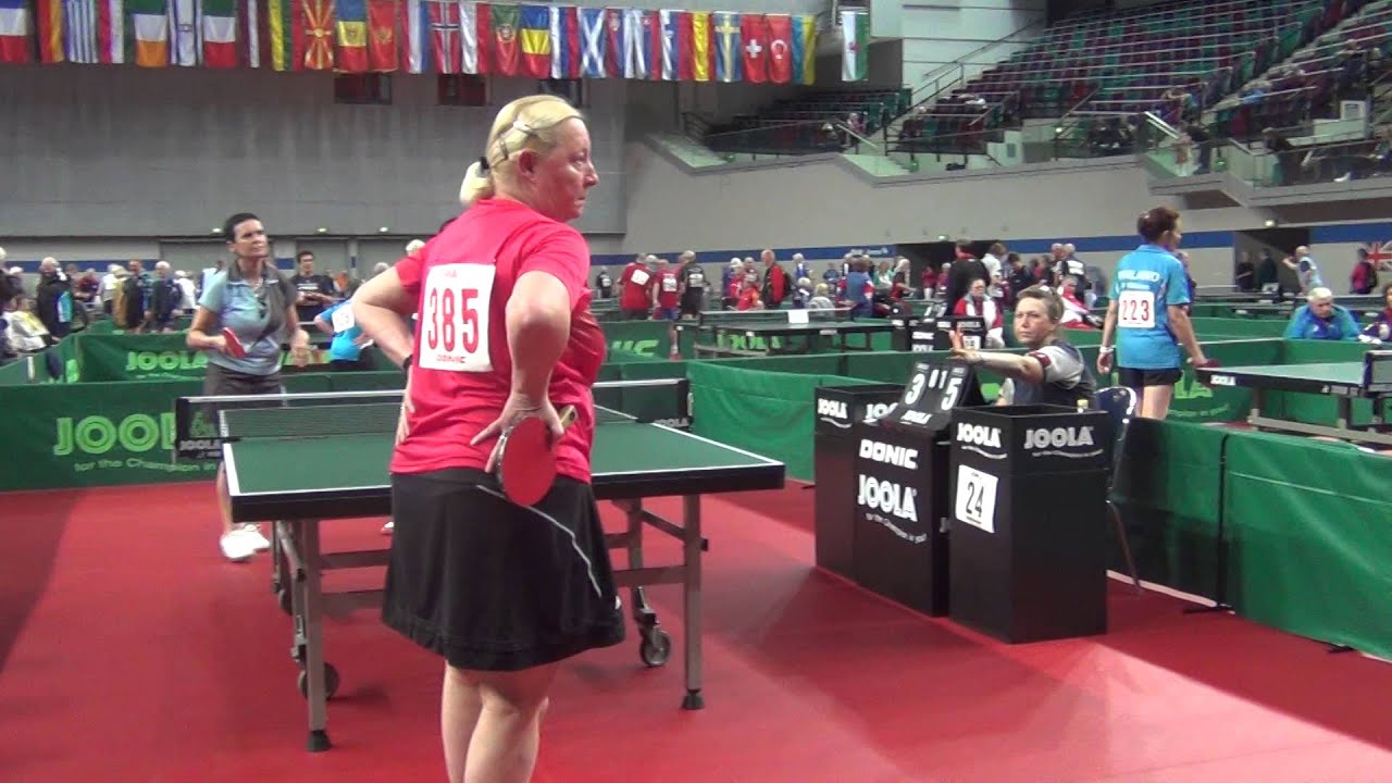 Table Tennis Veterans European Championships 2013 Bremen 15 Geist 372 Ladies Doubles Table Tennis Veterans European Championships 2013 Bremen 15 Geist 372 Ladies Doubles