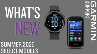 Garmin Watch & Cycling Updates | What's New: Summer 2026 | Garmin Support screenshot 5