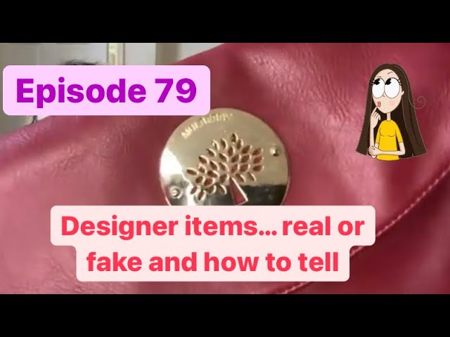 Mulberry Bag: Real v Fake?! An EASY way to spot a fake handbag! 