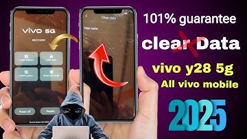 Vivo y28 clear Data option not show 2025 | clear Data option show nhi ho raha all mobile 2025