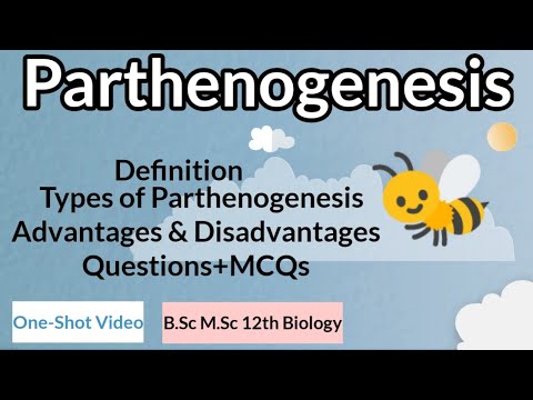 Parthenogenesis-Definition,Types, Advantages and Disadvantages,MCQs|For B.Sc M.Sc 12th Class Zoology