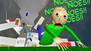 CAN BALDI SURVIVE A HURRICANE?! | Baldi's Basics MOD: Baldi's Hurricane Night