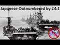 WWII US Navy vs. Imperial Japanese Navy fleet Size Comparison - Massive Ship Disparity illustrated