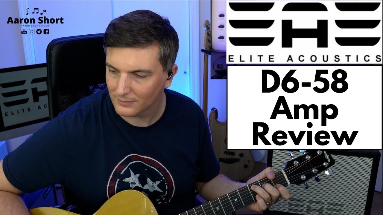 Elite Acoustics D6-58 120 Watt Lithium Battery Powered Acoustic Amplifier Review