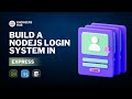 NodeJS Login System App with MongoDB, Express, and EJS