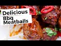 Bomb Barbecue Meat balls You Should Be Making |  Miss Mandi Throwdown