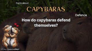 Capybara Fact 21 - How do capybaras defend themselves?