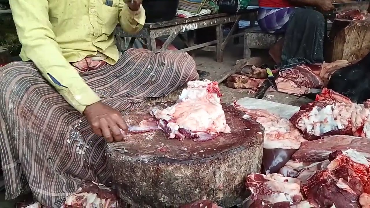 Meat cutting skills new video 