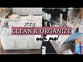 SMALL KITCHEN ORGANIZATION / ULTIMATE CLEAN & ORGANIZE WITH ME 2021 / EXTREME CLEANING MOTIVATION