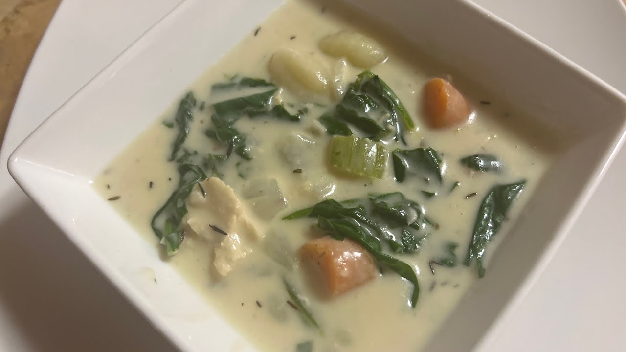 Creamy, Comforting Chicken Gnocchi Soup YouTube