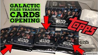 2018 Topps Star Wars Galactic Files Box Break (Open Cards With Me!)