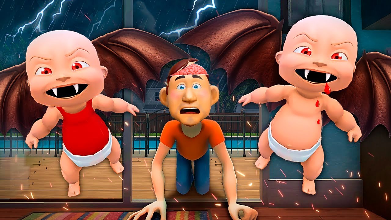 ӘКЕ ВАМПИР БАЛАДАН ҚАШЫП ТЫҒЫЛДЫ !