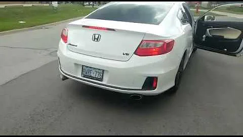 Honda accord v6 muffler and resonator delete