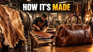 How Leather Is Turned Into Luxury Bags & Wallets | Complete Manufacturing Process