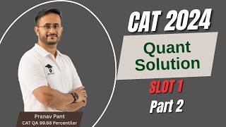 CAT 2024 Quant Slot 1 Solutions Part 2/4 | 99.9%ile Method | MBA Karo