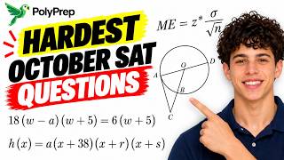 Solving the HARDEST October SAT Questions