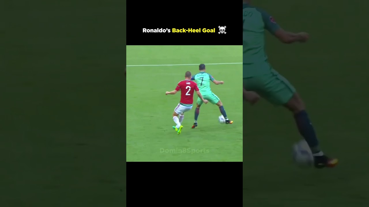 Ronaldo  Back-Heel Goal! ⚽#football #shorts #ronaldo