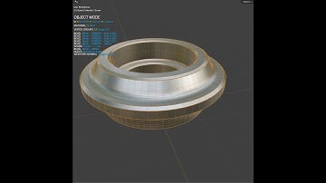 Workflow for Cylindrical parts with Speedflow  #b3d #blender3d #blender #procedural #modifiers