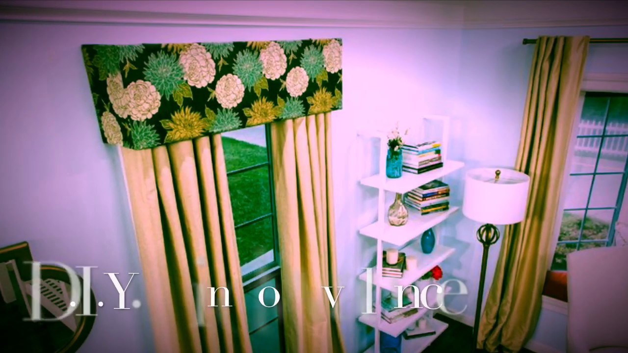 D I Y Foam Board Window Valance Youtube