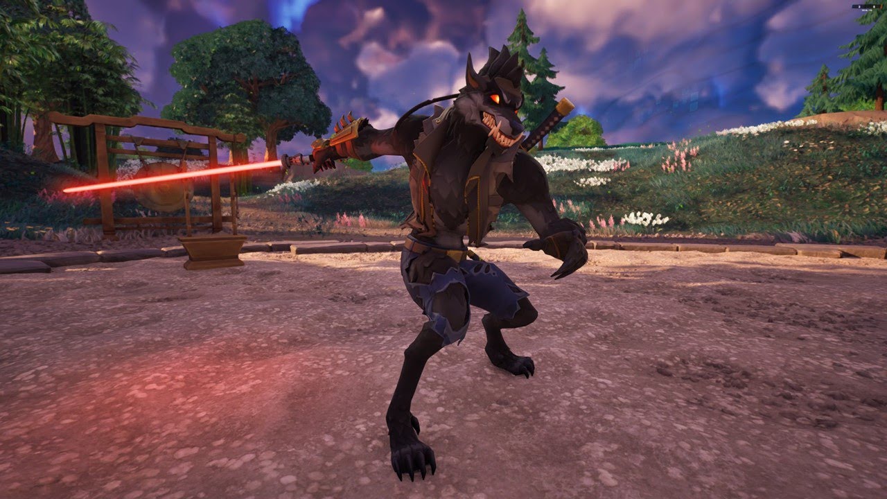 Elimination Compilation with Star Wars Lightsaber Fortnite Dire Wolf🐺 ...