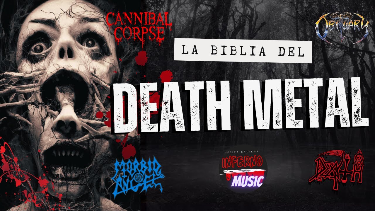 La HISTORIA DEFINITIVA del DEATH METAL 💀🎸el género MÁS BRUTAL de la MÚSICA EXTREMA