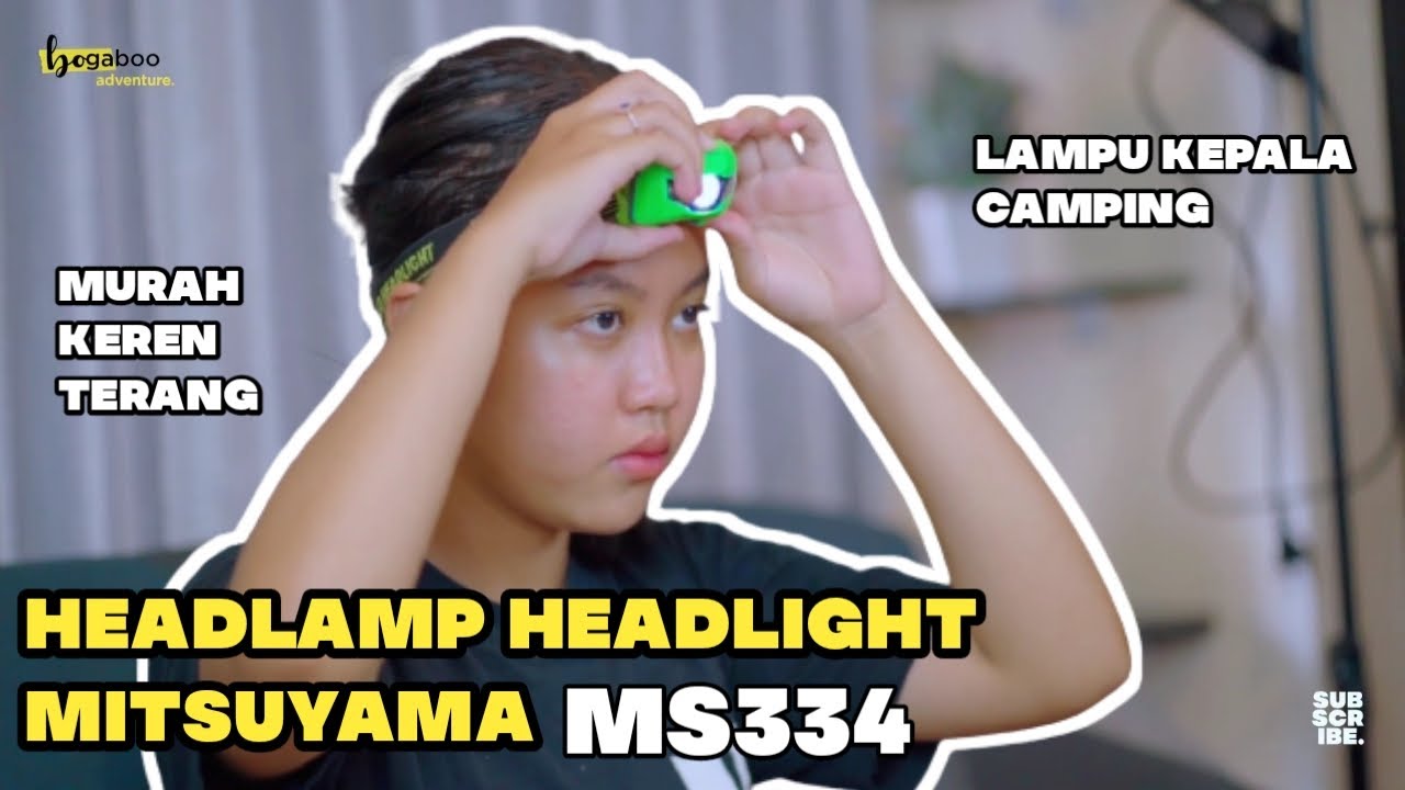 Senter Kepala Headlamp Headlight Mitsuyama Ms334 Senter Hiking Outdoor ...