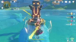 【Genshin Impact】Geo Puzzle At Lingju Pass - Get Free Treasure Chests Lingju Pass Geo Monument Puzzle Genshin Impact
