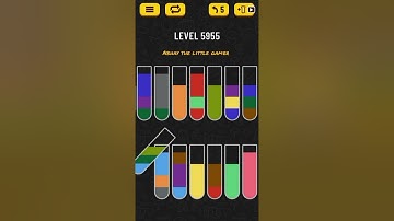 Water sort puzzle level 5955