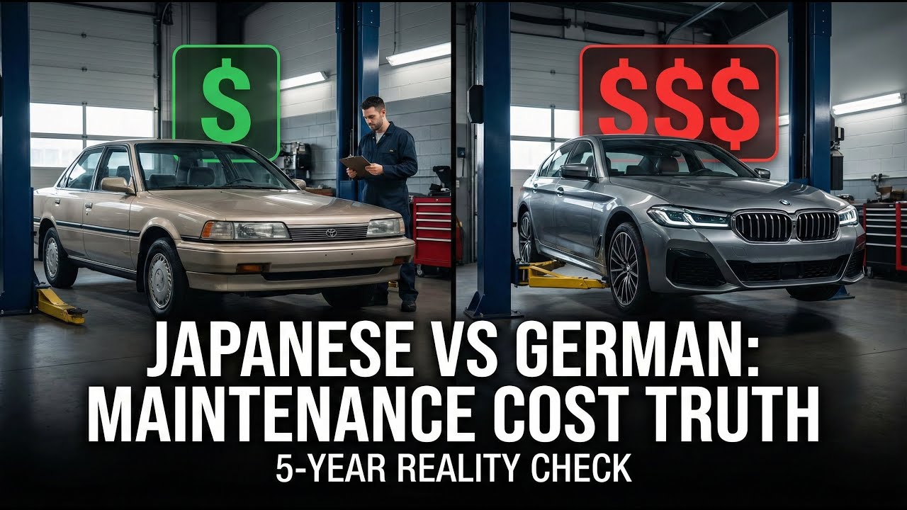 Japanese vs German Cars: The 5-Year Maintenance Cost Truth 8K