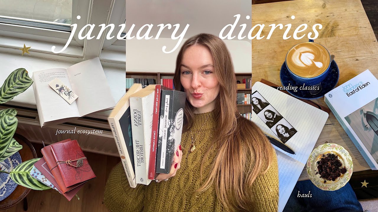 cosy winter days in January | book shopping, journal eco-system, slow living, libraries + q&a
