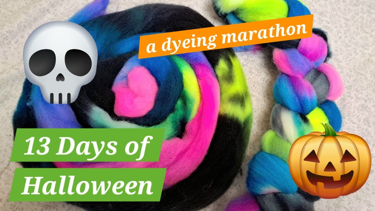 Dyeing your Spooky Advent Calendars