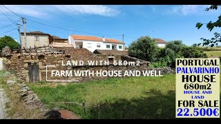 FARM HOUSE FOR SALE IN PALVARINHO - 22.500€ - PARISH OF SALGUEIRO DO CAMPO, CASTELO BRANCO
