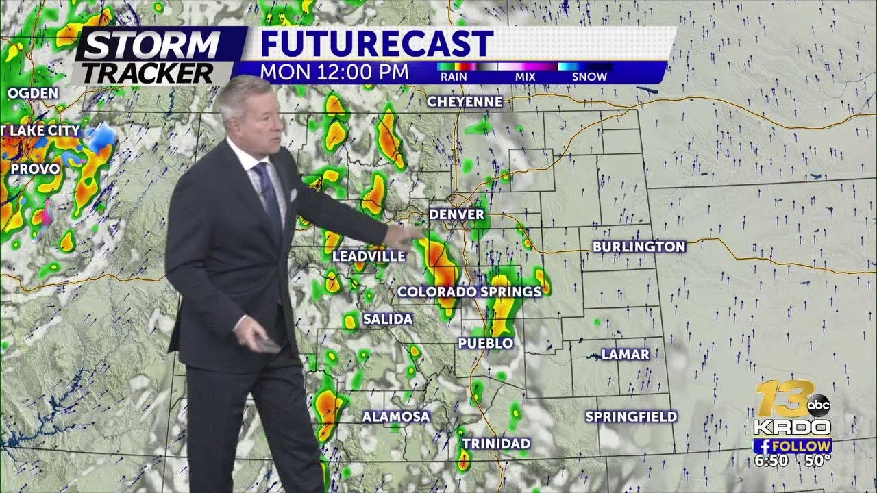 Storm weather to start the work week - YouTube