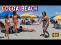  welcome to cocoa beach florida  beach walk  walking tour 4k