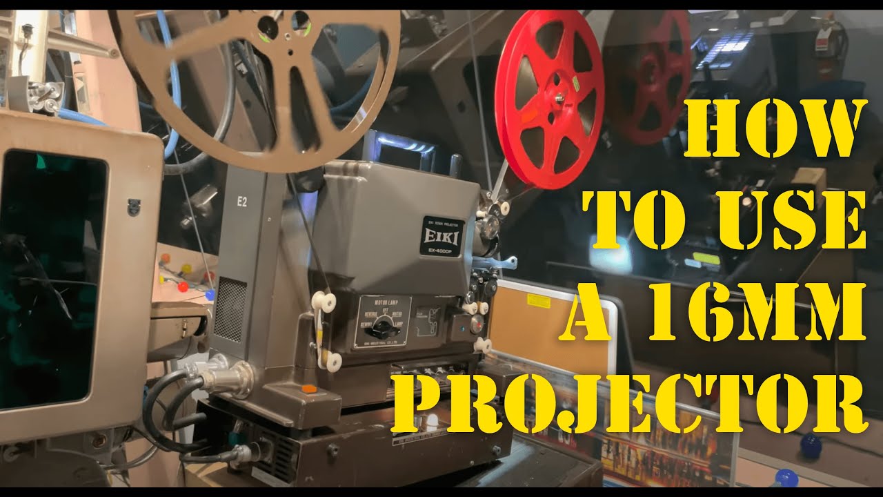 Retro movie projector. Analog device, cinema motion picture film