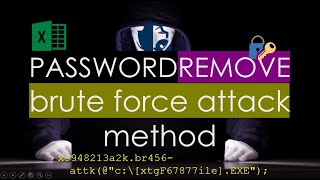 Remove excel password using brute force attack algorithm
