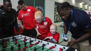 Top NFL Draft prospects visit Shriners Hospital for Children