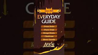 September 8th Everyday Guide!