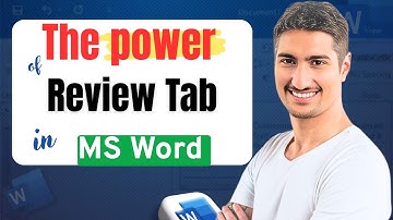 This One Tab Will 10x Your MS Word Skills – Review Tab in Pashto!