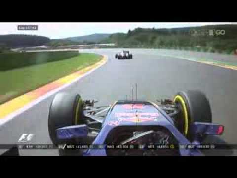 Max Verstappen - Spa Belgium GP, Verstappen overtakes Nasr at Blanchimont.