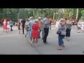 Харьков, танцы в парке;"Ой,чёрные глаза!"