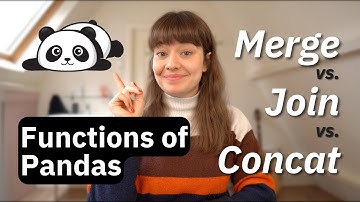 Pandas functions: merge vs. join vs. concat