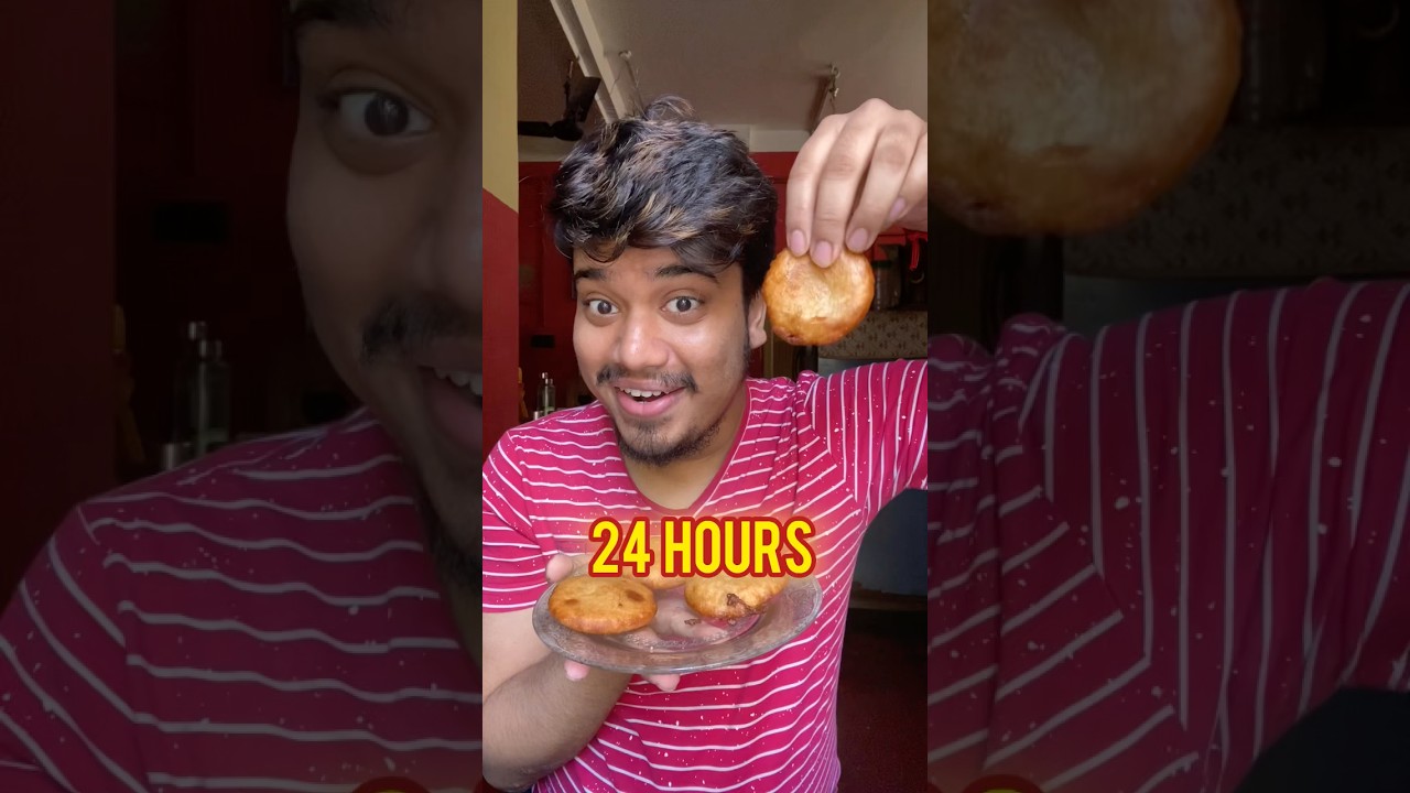 Eating Only Pithe Puli for 24 Hours 🥟 