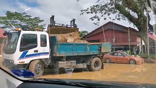 Clean Up After Massive Flood In Sungai Lembing Pahang 25 December 2021 Christmas Holiday