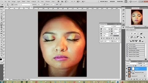 Photoshop Oily Face Tutorial : Photoshop Tutorials