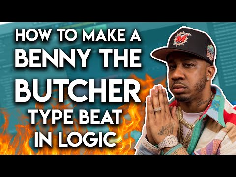 How to make a Benny The Butcher Type Beat in Logic Pro X | Boom Bap Sample Beat Tutorial 2021