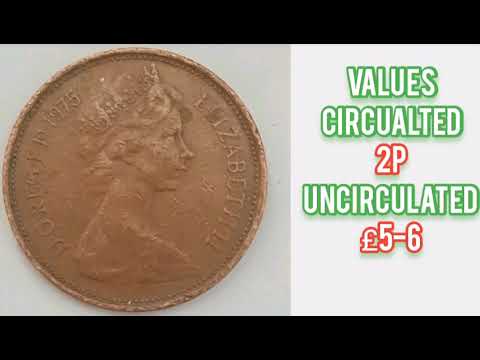 UK 1975 2P 2 NEW PENCE COIN Value + REVIEW