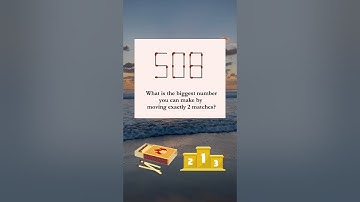 What’s the BIGGEST Number You Can Make by Moving 2 Matches? 🤯 #Shorts