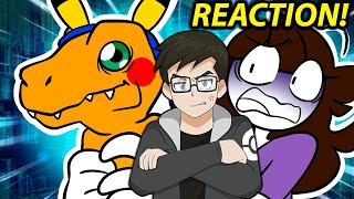CAN'T BE THAT BAD RIGHT?- Pokemon/Digimon Fan Reacts to Pokemon Fan Plays Digimon And Hated It